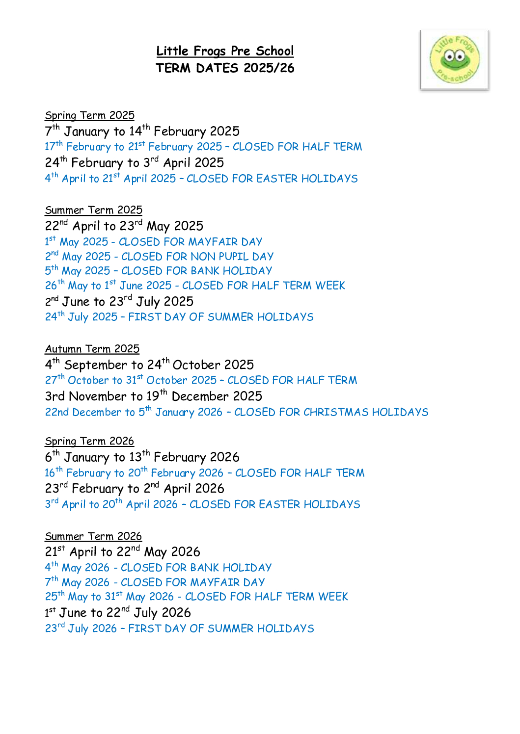 term dates 2025-26